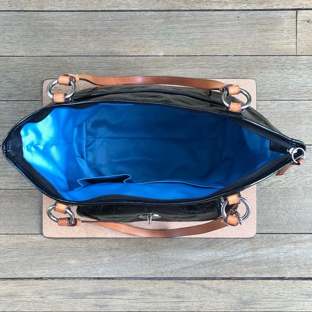 Coach Patten Vechetta Leather Shoulder Bag